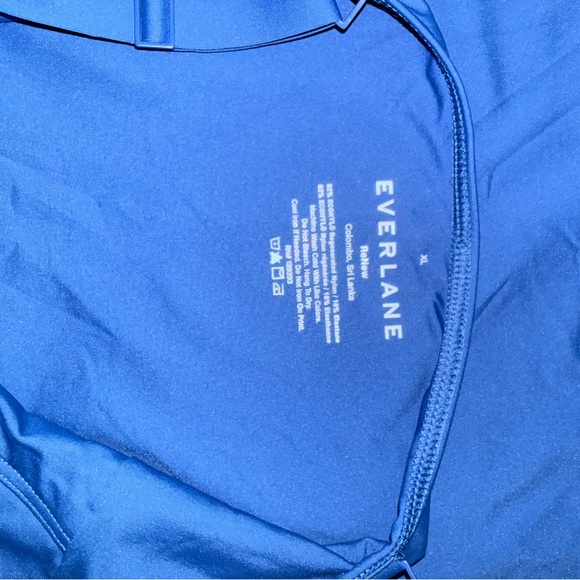 Everlane Women's Blue One-Piece Swimsuit - Picture 5 of 7